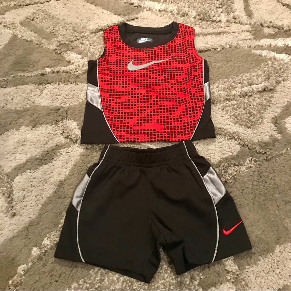 Under Armour - Tank Top Set - Black and Red - 12M